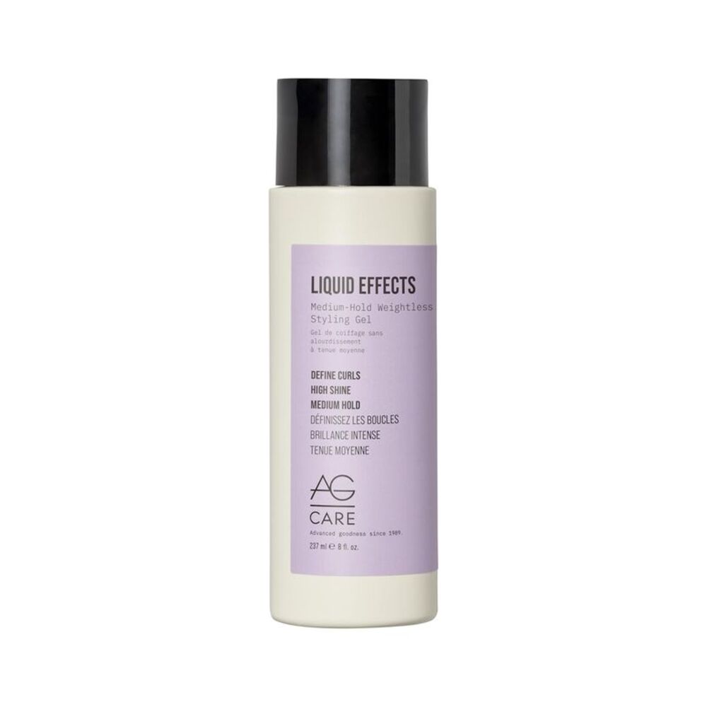 AG Care Liquid Effects Medium Hold Weightless Styling Gel 8 oz